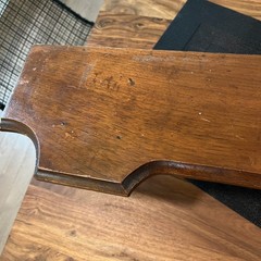 Antique Mantel Shelf Victorian Walnut
