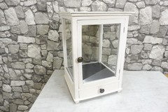 Mid Century wooden Showcase Cabinet Small Cabinet Bathroom Cabinet Shabby chic