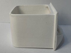 Dutch Delft Koffie Spice Cabinet Labeled Drawer Antique Replacement White/Blue