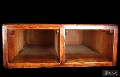 Antique 2 Drawer Oak Wood Card Catalog File Cabinet