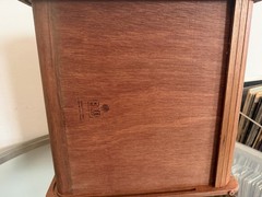 Mid Century Kalmar Design Teak Floppy Disk Tambour Door