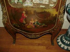 Vernis Martin vitrine curio cabinet French 19th c.