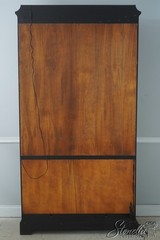 67485: HENKEL HARRIS Model 227 Black Curio Cabinet