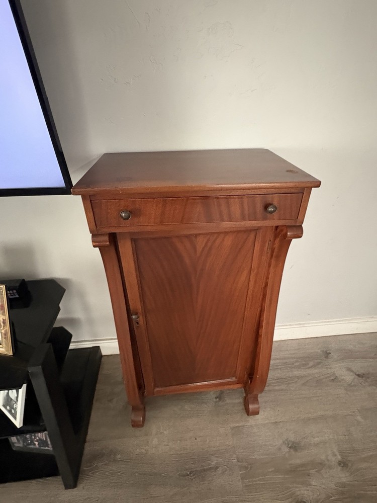 vintage sheet music / record cabinet 24x20x34in