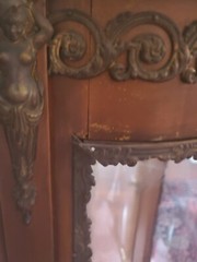 Antique Louis XVI Hand Painted Display Vitrine