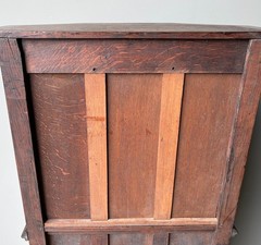 Vintage French Gothic Revival Cabinet/Console/Sideboard, Highly Carved Oak Wood