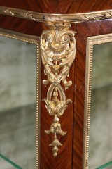 Fine Bronze Mounted Vernis Martin Painted French Louis XV Vitrine