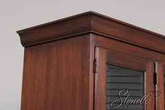 74043: HENKEL HARRIS Mahogany 4 Door China Cabinet