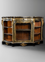 The showcas / cabinet Boulle, XIX century.