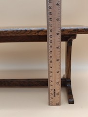 Vintage Apprentice Miniature Dinning Table Handmade Wooden Accessories #2