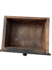 Hand Made Solid Wood Vtg Office Utility Old Farmhouse Wall Mount 3 Drawr Cabinet