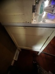 old vintage Hoosier cabinet