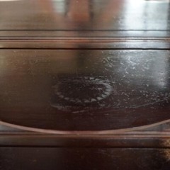 Antique RJ Horner School Mahogany Swell Front China Cabinet C1910