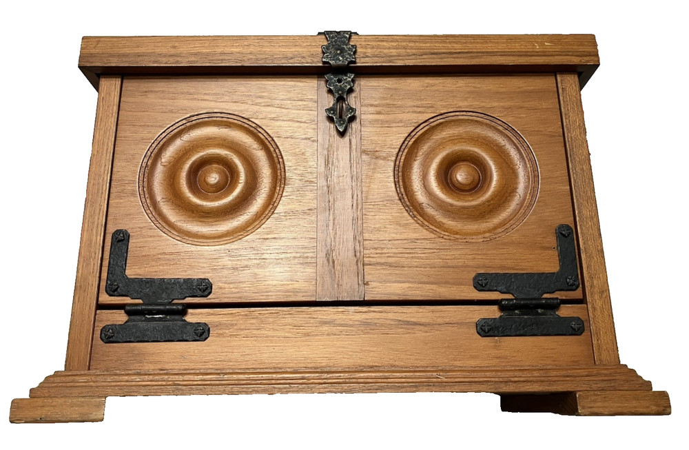 Vintage Ornate Portable Altar, Bar, Or Valuables Cabinet