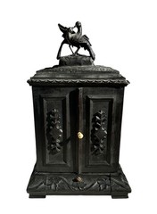 Antique German Black Forest Cabinet jewelry