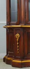 65943EC: KARGES French Louis XV Gold Gilt Trim China Cabinet