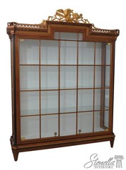 69783: COLOMBO MOBILI Italian Biedermeier Style Curio Display Cabinet