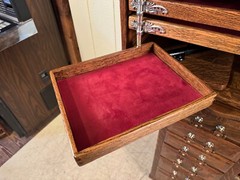 Antique Oak Harvard Co. Dental Cabinet #46X