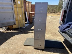 Vintage Allsteel Industrial Metal File Cabinet