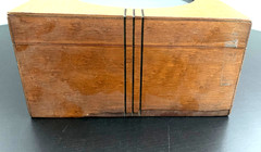 Art Deco Barber Shop Cabinet Circle Glass Birdseye Maple Burton Chicago 1930s