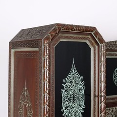 Antique Living Room Cabinet Ethnic Rino Galbiati XX Century Original
