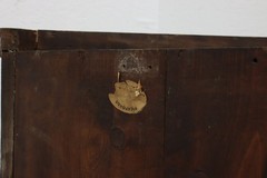 Georgian Antique 1820s Pine Kitchen or Bath Corner Cabinet #56410