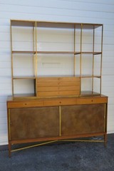 Paul McCobb Irwin Collection Mid Century Two Part Sideboard Display Shelves 5769