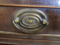 ANTIQUE BASSETT CHINA CABINET