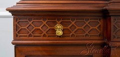 70401: HENKEL HARRIS Cherry Large China Cabinet Breakfront