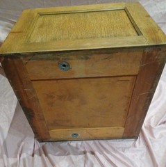 ANTIQUE U.S.P.O DEPT CARD CATALOG INDEX FILE 6 DRAWER CABINET. TIGER OAK