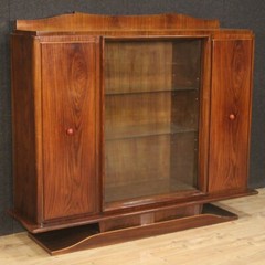 Vitrine bookcase display cabinet Art Deco style furniture wood 900 20th century
