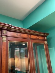 Vintage John Widdicomb Russian Neoclassical Double Display Case