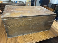 Antique Oak 1800s Post Office Stamp Money Cabinet Solid Oak Original Keys Lock