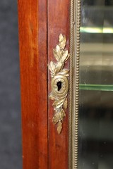 Francois Linke French Louis XV Style Bronze Mounted Narrow Vitrine C. 1915