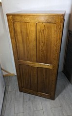 Vintage National Mt. Airy Solid Oak Wood 4-Drawer File Cabinet Mission Style