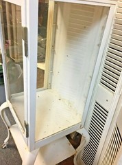Antique Metal Medicine Cabinet Structural Sound