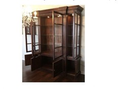 Century Claridge Mahogany Formal China Cabinet, Lighted c. early 1990’s