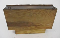 large Apothecary Bathroom Medicine Kitchen Cabinet Wood Art deco Cut Glass