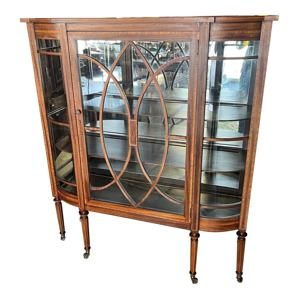 Antique Berkey & Gay Sheraton Style Cabinet