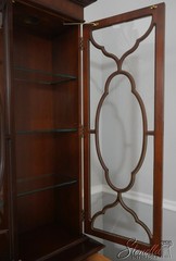 71978: KARGES 4 Door Mahogany Breakfront China Cabinet