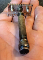 Vintage Safetee Shaving Cabinet Wall Mount Shaving Brush, Gillette Razor, Blades