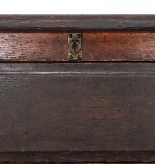 Antique Industrial Quarter Sawn Storage Oak Cabinet