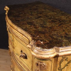 Venetian commode furniture chest of drawers lacquered wood Baroque style 900