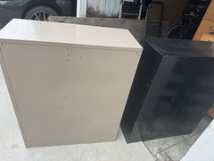 Vintage Steelmaster 30 Drawer Cabinet And Cole 27 Drawer Cabinet Combo