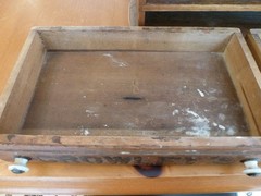 Antique Early 1900s Crowley’s Needles Sewing Spool Cabinet Store Display