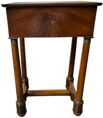 ANTIQUE FRENCH EMPIRE TABLE DRESSING / SEWING COIFFEUSE / TRAVAILLEUSE 1810-1825