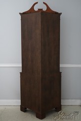 L73677: English Made Mahogany Inlaid Corner Cabinet 1 Of 2
