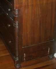 Mahogany Butler Desk Antique Dresser Chest American1880