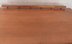 Mid Century Mod American Solid Rock Maple Shutter Door Cabinet Hifi Console Bar