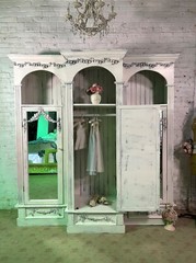 Shabby Chic Handmade French Armoire / Wardrobe